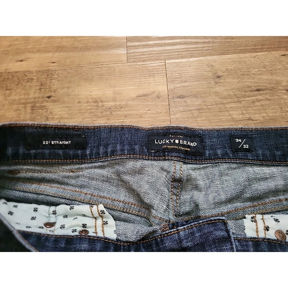Lucky Brand 34X32 Mens 221 Straight Casual Jeans - Picture 2 of 6